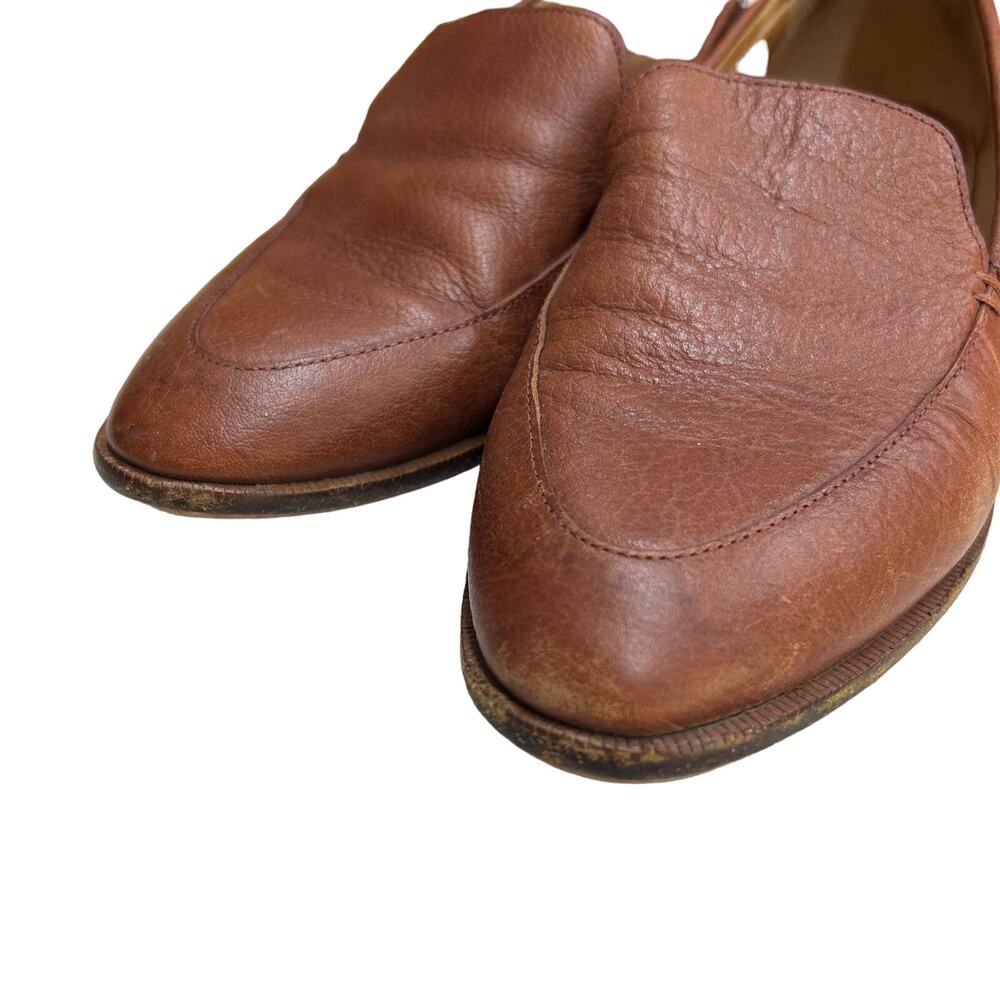 Madewell Francis Loafer Women's 5.5 Brown Leather H2419 Classic Style $148 - Picture 3 of 11